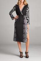  Vienna Print Dress