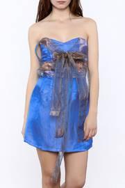  Soft Blue Tube Dress