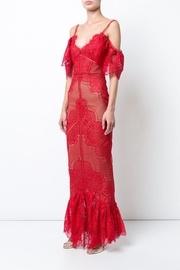  Guipure Evening Gown