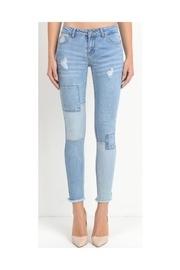  Light Patchwork Jeans