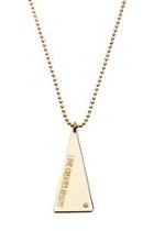  Triangle Disk Necklace