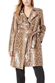  Vegan Snakeskin Trench