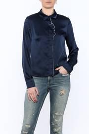  Navy Face Blouse