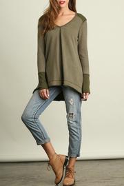  Olive Knit Tunic