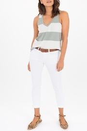  Striped Racer Tank