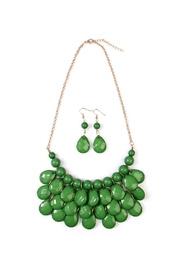  Green Bubble Necklace Set