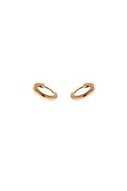  Plain Ring Huggies Earrings