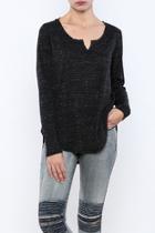  Almost Henley Knit Top
