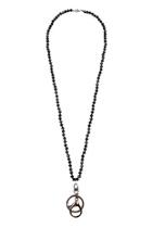  Knotted-crystal Lanyard-necklace
