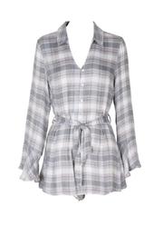  Plaid Mornings Romper