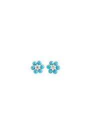  Turquoise Flower Earrings