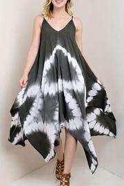 Shark-bite Tie-dye Dress
