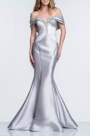  Satin Trumpet Gown