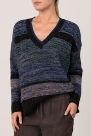  Tweed Vee Pullover