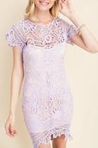 Asymetrical Lace Dress
