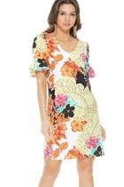  Multicolored Floral Dress