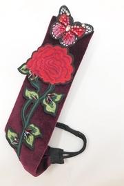  Velvet Appliqué Headband