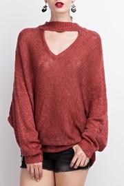  Choker Sweater Tunic