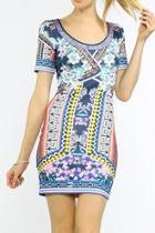  Print Bodycon Dress