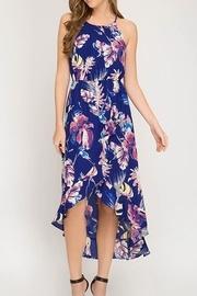  Tropical Halter Dress