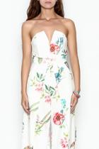  Floral Split Leg Jumper