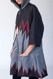  Red Oversized Coat