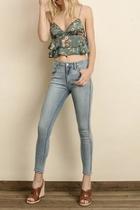  Green Floral Cami