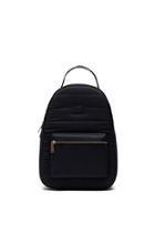  Black Quilted Backpack