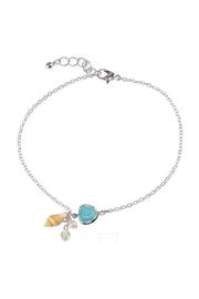  Silver Shell-pearl Anklet