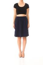  Cotton-spandex Pocket Skirt