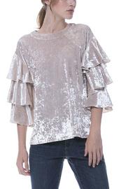  Velvet Tiered Top
