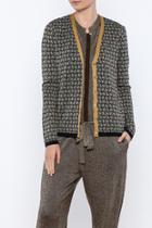  Blue Lurex Cardigan