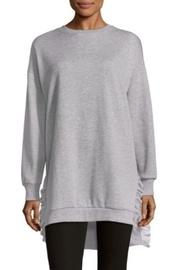  Ruffled Sweatshirt Dress