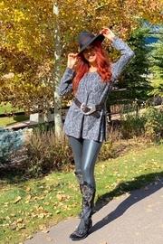  Python Cashmere V-neck