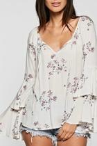  Lavendar Floral Top