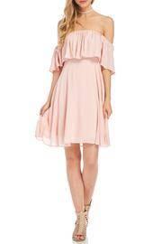  Pink Off The Shoulder Dress