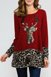  Reindeer Sequin Tee