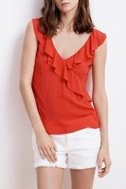  April Ruffle Top