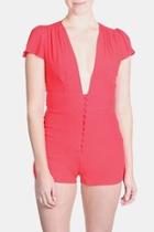 Bombshell Button Down Romper
