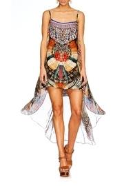  Overlay High Low Dress