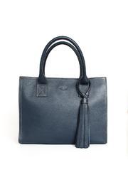 Navy Leather Bag