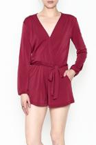  Jasmine Red Romper