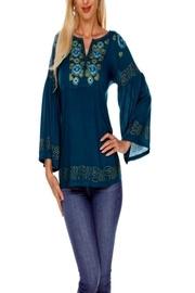  Notched Embr. Tunic