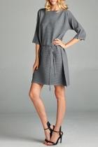  Knit Pleated Dress