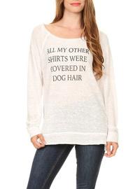  Dog Hair Print Shirt