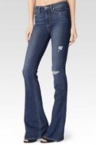  Distressed Flared Jeans