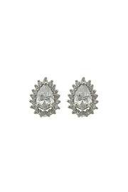  Pear Crystal Studs
