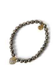  Token Heart Bracelet