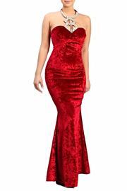  Velvet Choker Gown