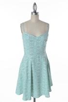  Minty Floral Dress